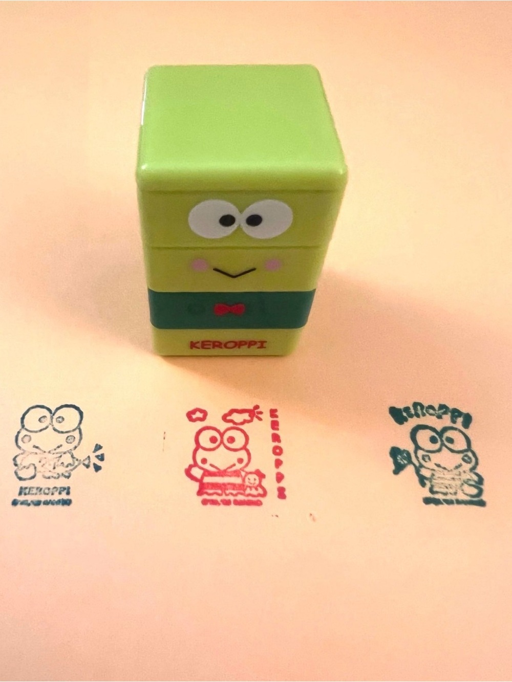 Vintage Sanrio Keroppi Stackable Stamp